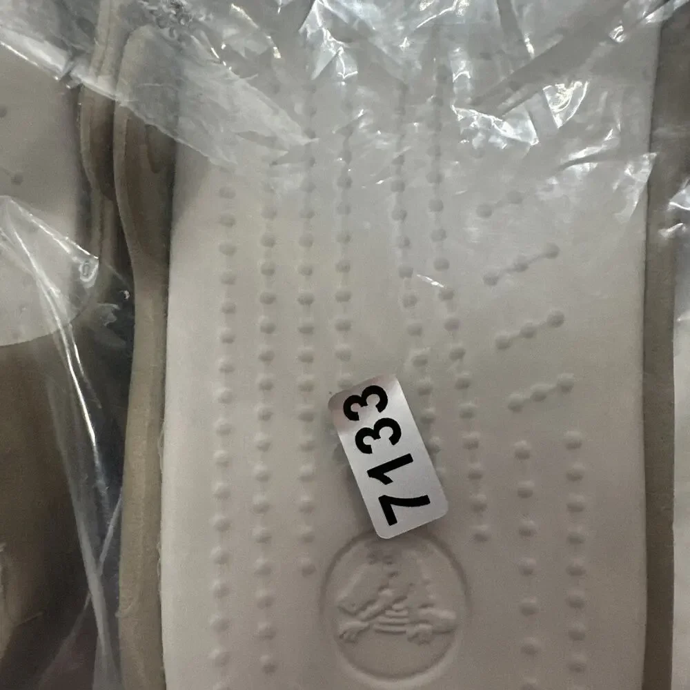 Crocs Wedge Sandal Womens‎ 10 Tan Slip on Open Toe Comfort Casual Light Weight